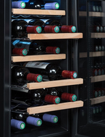 La Sommelière LS18SILENCE refroidisseur à vin Hybrid wine cooler Pose libre Noir 18 bouteille(s)