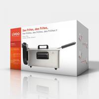 Livoo DOC216 friteuse Unique 3 L Autonome 2000 W Acier satin