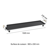 Little Balance Wood 90 Microcéramique Pose libre 2000 W Noir