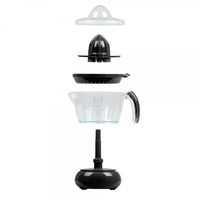 Livoo DOD131N presse-agrumes Centrifugeuse lente 25 W Noir, Transparent