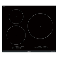 Sauter SPI9544B plaque Noir Intégré (placement) 60 cm Plaque avec zone à induction 3 zone(s)