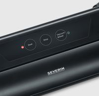 Severin FS 3610 appareil à emballage sous vide 500 mbar Noir