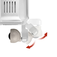 De’Longhi V550918T.WB Intérieure Blanc 1800 W Chauffage électrique à bain d’huile
