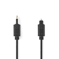 Nedis CAGL25100BK10 câble audio 1 m Toslink Mini-TOSLINK Noir
