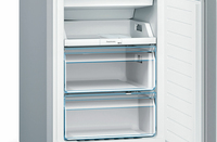 Bosch Serie 2 KGN36NLEA réfrigérateur-congélateur Autoportante 305 L E Acier inoxydable