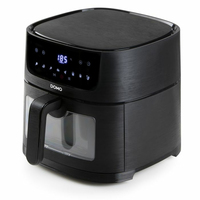Domo DO540FR friteuse Unique 6 L Autonome 1500 W Friteuse d’air chaud Noir
