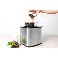 Fritel IM1252 sorbetière Coupe réfrigérante shake maker 2 L 12 W Noir, Acier inoxydable