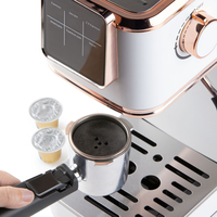 Domo DO746K machine à café Semi-automatique Machine à café 2-en-1 1,1 L