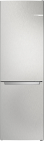 Bosch Serie 2 KGN36NLEA réfrigérateur-congélateur Autoportante 305 L E Acier inoxydable