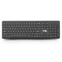 Urban Factory GWK24UF clavier Universel RF sans fil AZERTY Noir