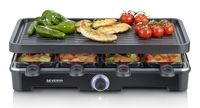 Severin RG 9670 raclette 8 personne(s) 1400 W Noir