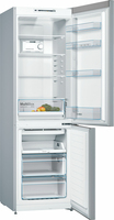 Bosch Serie 2 KGN36NLEA réfrigérateur-congélateur Autoportante 305 L E Acier inoxydable