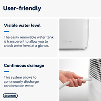 De’Longhi Tasciugo AriaDry Multi DEXD214RF 2,1 L 40 dB 300 W Blanc