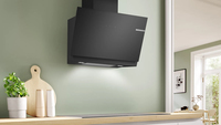 Bosch Serie 6 DWK81AN60 hotte Montée au mur Noir 432 m³/h A+