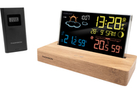 Thomson CT610 station météo numérique Bois LCD AC/Batterie