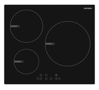 Telefunken IH3BZSII plaque Noir Intégré 59 cm Plaque avec zone à induction 3 zone(s)