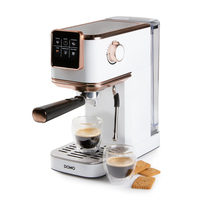 Domo DO746K machine à café Semi-automatique Machine à café 2-en-1 1,1 L