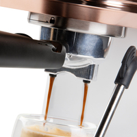 Domo DO746K machine à café Semi-automatique Machine à café 2-en-1 1,1 L