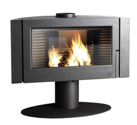 Invicta Antaya poêle Autoportante Briquettes de bois Noir