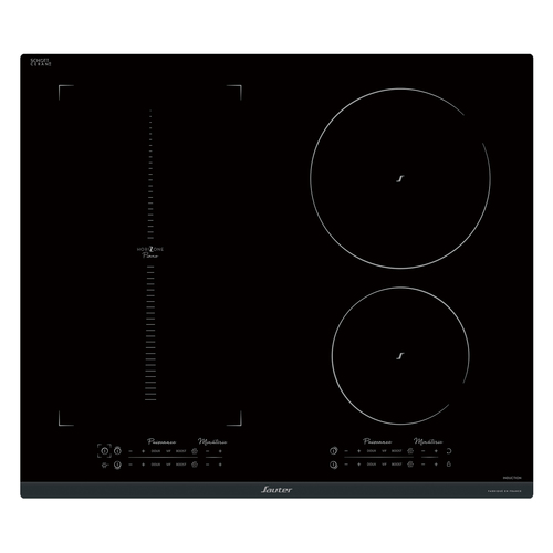 Sauter SPI9648BP plaque Noir Intégré (placement) 60 cm Plaque avec zone à induction 4 zone(s)