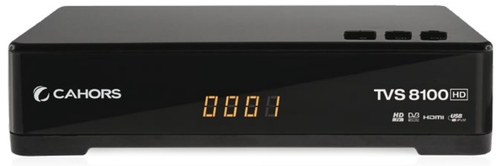 Cahors TVS 8100HD Satellite, Cable HD Noir