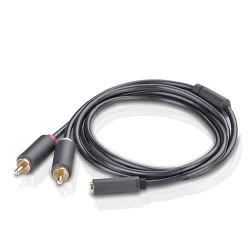 10561, 3.5MM, FÊMEA, 2 X RCA, MACHO, 0,2 M.