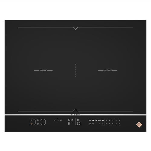 De Dietrich DPI7689XP plaque Noir, Acier inoxydable Intégré (placement) Plaque avec zone à induction 4 zone(s)