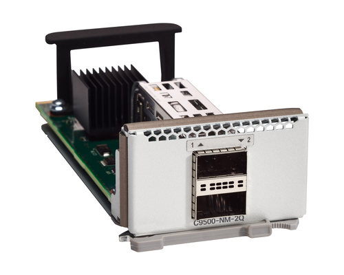 Cisco C9500-NM-2Q. Ethernet interface type: 40 Gigabit Ethernet, Ethernet LAN data rates: 40000 Mbit/s. Fiber optic connec
