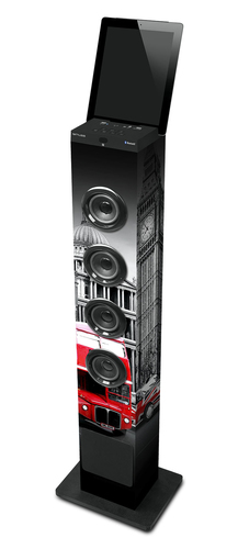 Muse M-1200 LD haut-parleur Noir, Rouge, Blanc Sans fil 100 W