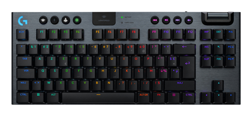 Logitech G G915 X LIGHTSPEED clavier Jouer USB + RF Wireless + Bluetooth AZERTY Français Noir