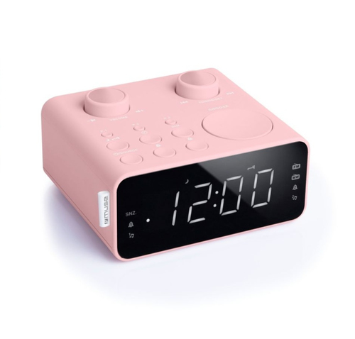 Muse M-17CPK Radio portable Horloge Analogique et numérique Rose
