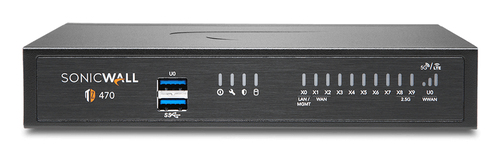 SonicWall Tz470. Firewall throughput: 3.5 Gbit/s, IPSec VPN throughput: 1500 Gbit/s, IPS/IDS throughput: 2000 Mbit/s. Supp