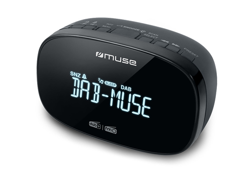 Muse M-150 CDB Radio portable Horloge Analogique et numérique Noir