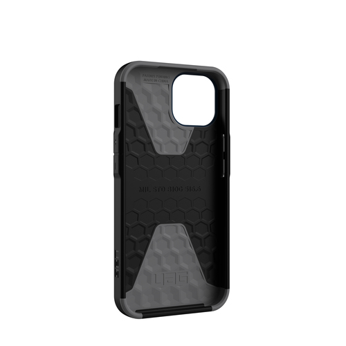 Urban Armor Gear Civilian. Case type: Cover, Brand compatibility: Apple, Compatibility: iPhone 14, Maximum screen size: 15