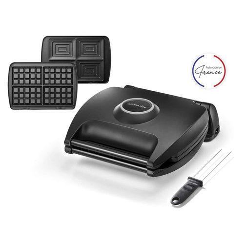 LAGRANGE Gaufrier 4 Gaufres 4 gauffre(s) 1700 W Noir