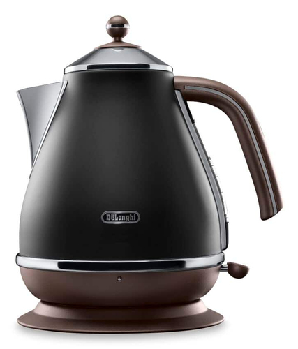 De’Longhi KBOV 2001.BK bouilloire 1,7 L 2000 W Noir, Marron