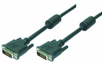 LogiLink 2m DVI-D DVI cable Black
