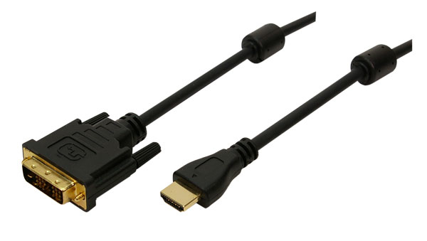 LogiLink HDMI>DVI-D 3m Black
