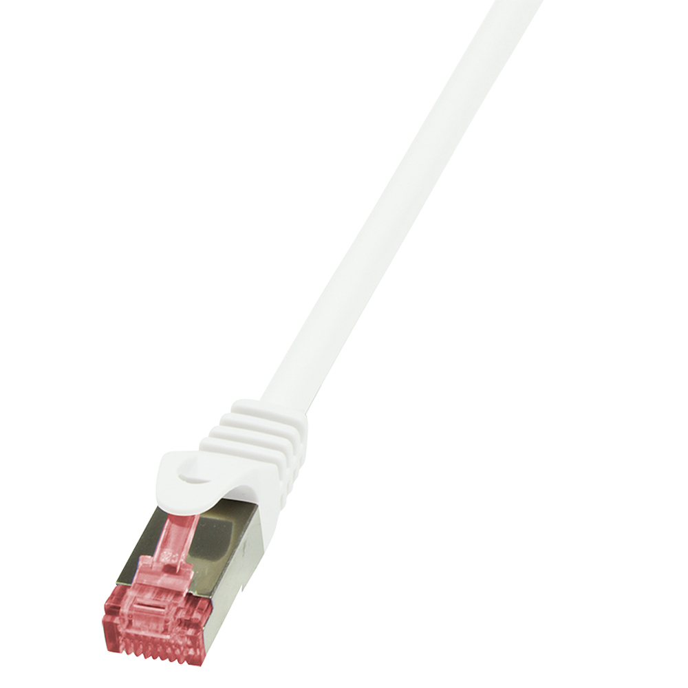 LogiLink 3m Cat.6 S/FTP networking cable White Cat6 S/FTP (S-STP)