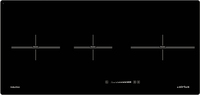 Airlux ATI83BK plaque Noir Intégré (placement) Plaque avec zone à induction 3 zone(s)