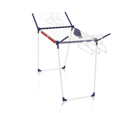 Leifheit Pegasus 200 Comfort Séchoir à linge avec ailes repliables Bleu, Blanc