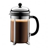 Bodum Chambord Noir, Chrome, Transparent