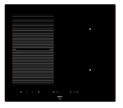 NOVY Inductie Power Noir Intégré Plaque avec zone à induction 4 zone(s)