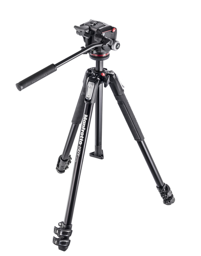 Manfrotto MK190X3-2W trépied Caméras numériques 3 pieds Noir