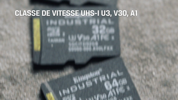 Kingston Industrial 32 Go MicroSDHC UHS-I Classe 10, Carte mémoire Noir, 32  Go, MicroSDHC, Classe 10, UHS-I, Class 3 (U3), V30